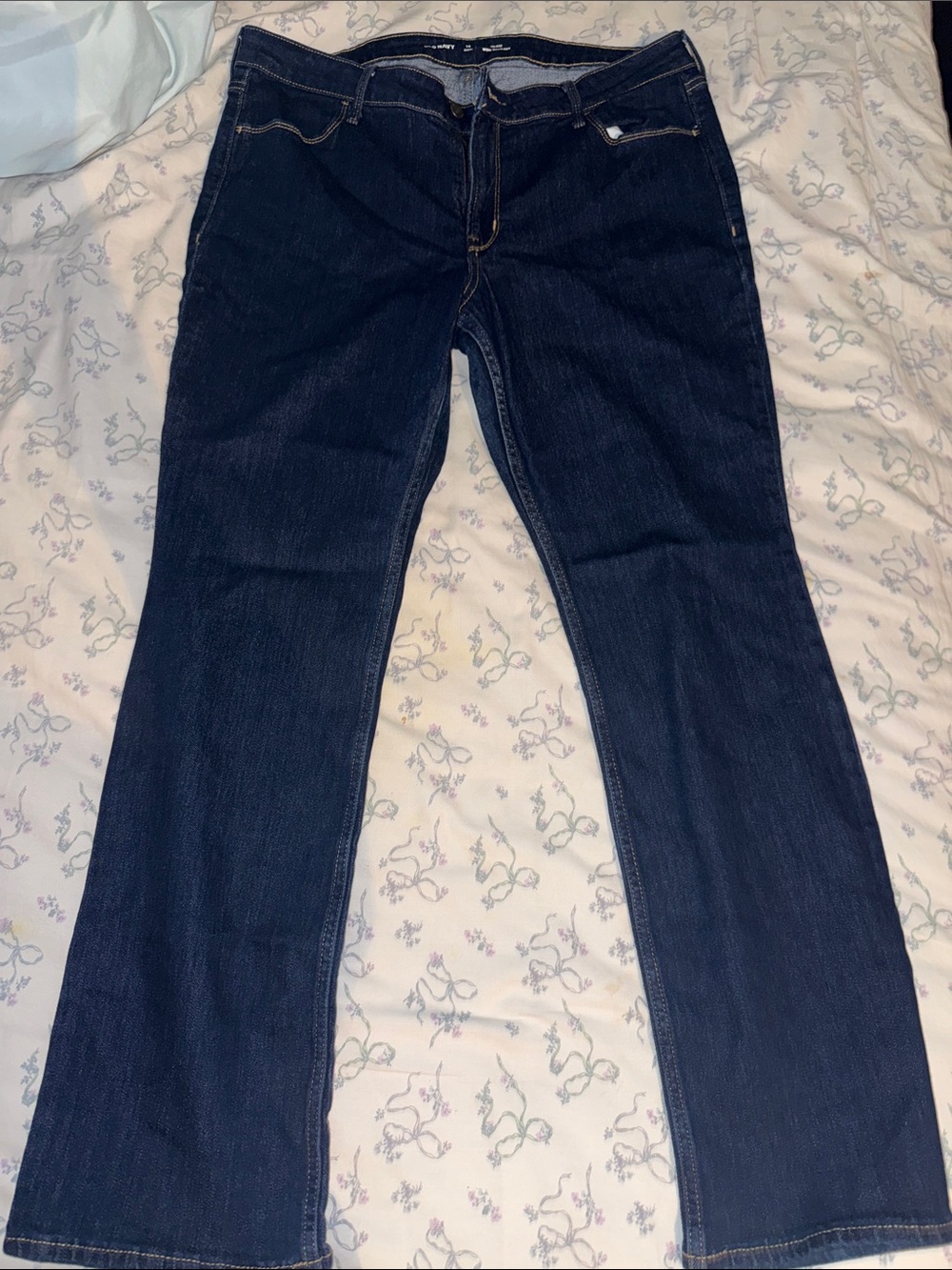 Old Navy Dark Blue Boot-Cut Jeans